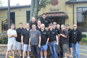 The group at Four Roses!