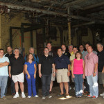 Some of the group and friends at the new AE site!