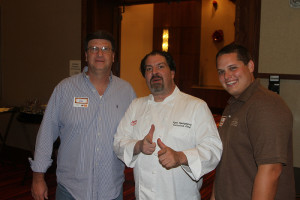Wesley and Kyle with Chef Montgomery